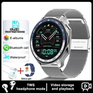 สำหรับ OPPO WATCH X 2026 นาฬิกาอัจฉริยะสำหรับผู้ชายกันน้ำสำหรับออกกำลังกาย ความจุ 32GB ฟังเพลง เชื่อ