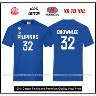 Gilas Pilipinas Fruit of the Loom T-Shirt 100% Cotton T Shirt Men