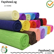 FAYSHOW2 Crepe Paper, Thickened wrinkled paper DIY Flower Wrapping Bouquet Paper, Funny Production material paper Handmade flowers Packing Material