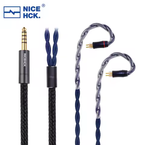NICEHCK DragonScale 7N OCC+ Palladium Silver Alloy Mixed Earphone Cable MMCX 2Pin for N5005 MK4 Lega