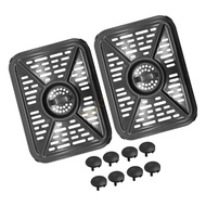 karct_ Air Fryers Baking Tray for DZ401 DZ550 Oven Safe Cooking Rack with Rubber Bumpers