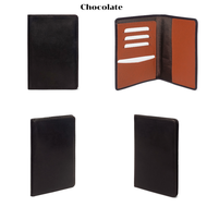 Folio : Tuff passport holder(two-tone) กระเป๋าใส่หนังสือเดินทาง หนังแท้ มีRFID-รหัส17052