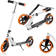 Lionelo Luca Scooter Lightweight only 4kg Foldable and ShockResist for Kids and Teens up to 100kg (2