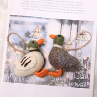 Little Duck Bag Charm Wool Felt Charm Handmade Charm