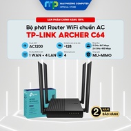 TP-Link Archer C64 WiFi Router - AC1200 - 4 antennas - High speed - Low latency -