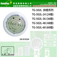 🚛Guardian 東佳實業 崁入式 LED 緊急照明 停電照明  崁燈 TG-502L 系列 消防認證品