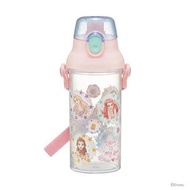 日本Skater廸士尼公主水壼瓶 兒童水樽 480ml 0.48L (Disney Princess) 直飲戶外旅行超輕一按式直飲兒童水樽水瓶水壺 平行進口 -with name sticker