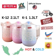 【Plastikmamak】 LION STAR 1.3L / 2.1 L Thermo Water Jug Hot+Cold