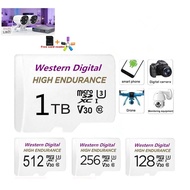 Brand New Western Digital High Endurance 128GB micro SD card for Smart phones Drone Equipment Audio 
