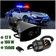 Car Siren Speaker Microphone Horn Lound Music 7 Sound Alarm Motorcycle Hon Kereta Bunyi Kuat 12V