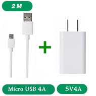 ชุดชาร์จ OPPO VOOC SET สายชาร์จ Micro USB 1M+หัวชาร์จ 5V4A สาย Micro USB รองรับ R15 R11 R11S R9S A77