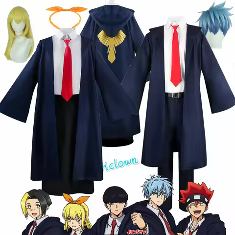 Anime Mashle Cosplay Mash Lemon Varita Abel Lance Cosplay Costume Women Men Mashle Magic and Muscles