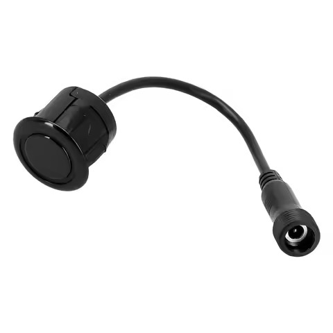1 Piece 18.5mm 0.2m Cable Black Car Reverse Parking Waterproof Sensor Sound Car 18.5mm Parking Senso