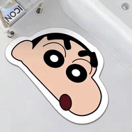 Crayon Shin-Chan Diatomaceous Earth Soft Floor Mats Absorb Water Anti-Slip Quick-Drying Mats Bathroom Floor Mats Cute Foot Mats Toilet Floor Mats Soft Floor Mats