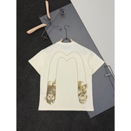 EVISU/God of Fortune 2026 Early Spring New Style Short-Sleeved T-Shirt Men Women Couple Style Americ