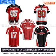 [Class Team Custom Number] JERSEY AUGUST 17 AUGUST SPIRIT EIGHTY DIRGAHAYU RI 80TH INDEPENDENCE CARN
