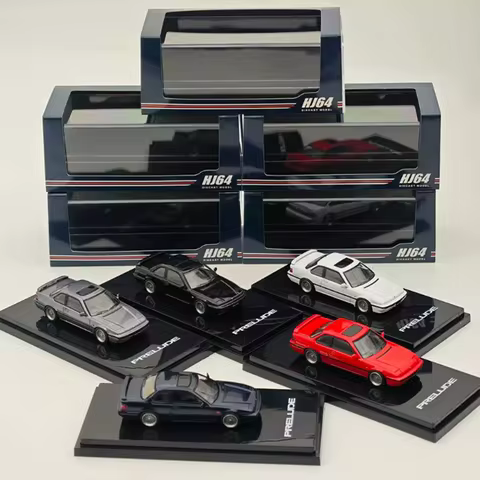 Diecast 1:64 Scale PRELUDE BA5 SI TCV Simulation Alloy Model Vehicle Gifts Decoration Collection Toy