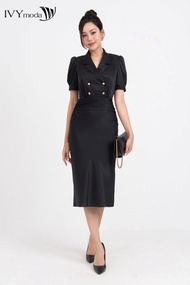 Helen Dress - Đầm lụa 2 lớp IVY moda MS 48M8195