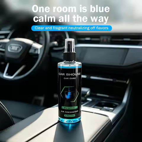 1pcs Blue fragrance Premium Car Air Freshener, Portable Fragrance Spray for Cars, Homes, Clothes and