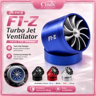 TURBO JET VENTILATOR TWIN FAN 2.5 INCH TURBO CHARGER JET FAN F1-Z