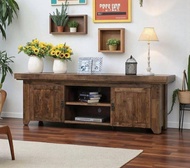 [SOLID WOOD] 6.5 Feet Solid Wood TV Cabinet