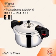 Kitchen Flower 3-layer stainless steel pressure cooker (PLT350 & PLT500)