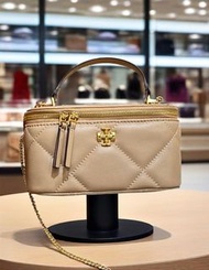 TB Mini Kira Chain Bag 雙拉鏈化妝袋手袋 斜挎包 香港發貨