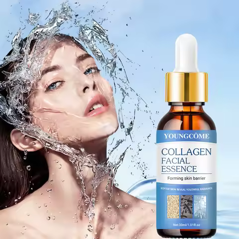 Collagen Face Serum Skincare Moisturizing Soothing Nourishing Firming Lifting Face Serum Pore Shrink