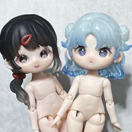 ❌不面交❌【 2隻】  莉洛洛 Liroro 素體 頭殼 bjd 黏土人 黏土娃 12分 ob11 gsc figure 模型 盲盒 可動 玩偶