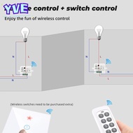 YVE WiFi Relay Switch, 10A Compact Smart Switch Module, Mini 433MHz Remote Switch Smart Home