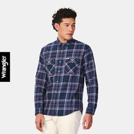 WRANGLER เสื้อเชิ้ตแขนยาวผู้ชาย คอลเลคชั่น Everyday with Wrangler รุ่น WR S125MSHLN07