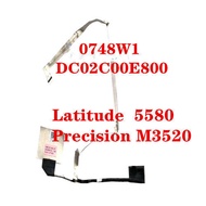 LCD Cable Screen DisplayPort Cable Replacement for dell Precision M3520 E5580 E5590  0748W1 076P0Y 0