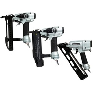 Metabo HPT 3-Piece Finish/Trim Nailer Combo Kit | Pro Preferred Brand of Pneumatic Nailers | Include