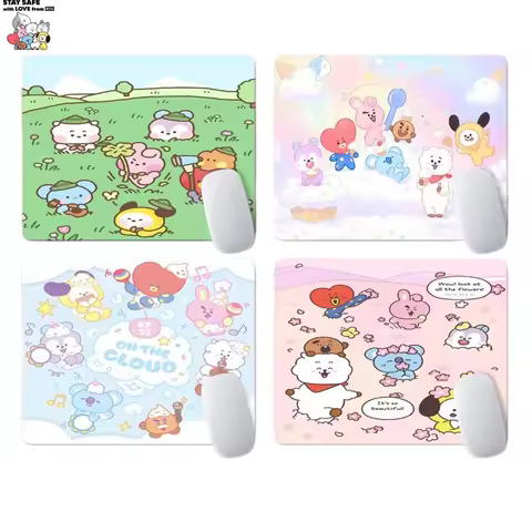 Cartoon BT21 Koya RJ Man Chimmy Tata Cooky Shooky Cute Peripheral Student Office Desk Computer Pad K