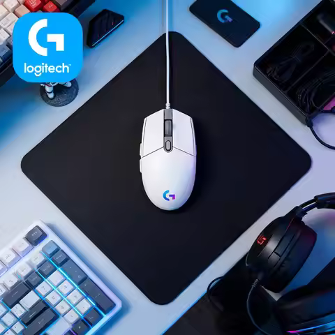 Logitech G203 Prodigy RGB Gaming Mouse Wired 8000 DPI 6 Buttons On-Board Memory 1000Hz Polling Smoot