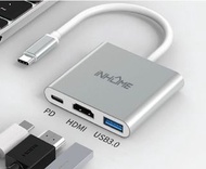 iNHome - Type C HUB/ 3合1/ 擴展器/ USB 3.0/ 4K HDMI/ PD 100W/ Apple/ Macbook/ Samsung/ ASUS/ Switch