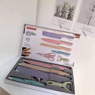 EVERRICH麦秸秆礼品刀具六件套 EVERRICH Wheat Straw Gift Knife Set of 6