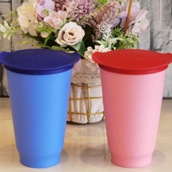 *1pc/2pcs*Tupperware Allegra Tumbler Tall Cup 450ml with lid 450ml