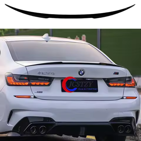 For BMW 3 Series G20 320i 325i 330i M340i 320d 2019-2023 Bodykit Tuning Black Car Rear Trunk Spoiler