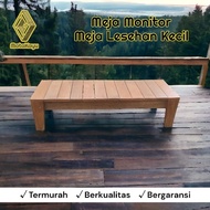 KAYU Small lesehan table 80 - 85 x 30 cm wooden monitor table coffee table