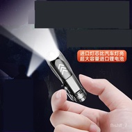 18650 rechargeable battery🥀QM Aurora Orange Super Portable Flashlight Strong Light Rechargeable Outdoor Household Durabl