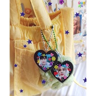 NCT heart frame keychain (only Jaemin and Doyoung)