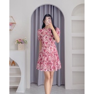 INSUN - AURELIA DRESS | FEMININE PUFF SLEEVE MINI DRESS