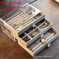 Acrylic Three-Layer Drawer Type Lipstick Skin Care Products Jewelry Box Earrings Earrings Necklace Jewelry Storage Box Jewelry Box storage box storage bed toyogo storage drawer jewellery box  organiser box box storage  toyogo storage