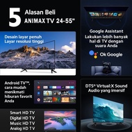 ANIMAX TV Smart TV Android 43 inch HD Ready Smart TV Televisi