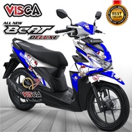 Stiker Motor Beat 2021 Full Body Stiker Beat Street 2022 Variasi Full Body Striping Beat 2020 Variasi Full Body Decal Hologram Beat 2021 Hello Kitty