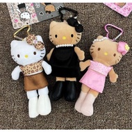 Long-legged Kitty Keyring, Gyaru Gogo Girl Tanning Kitty Doll Keyholder, Bag Charm