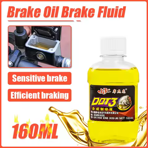 160ML Motorcycle General Brake Oil Brake Fluid DOT3 for Pedal Electric Motorcycle Disc Brake Accesso