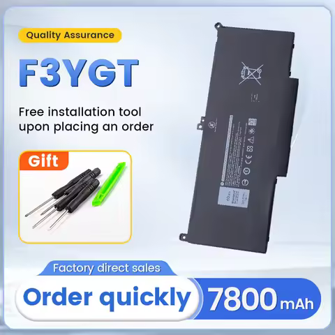 SOMI F3YGT for Dell Battery Latitude 7480 12 13 7000 7280 7290 E7280 E7290 E7380 E7390 7000 7380 739