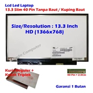 LCD LED 13.3 SLIM 40 PIN NON-BOLT FOR TOSHIBA R700 Z835 Z830 Z930 Z935 R835-P56X R930 Z30A Z30-A-108